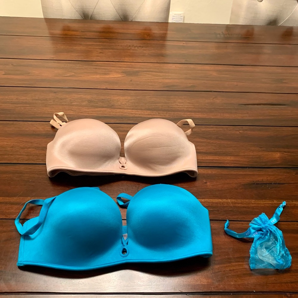 Two!! Victoria’s Secret bombshell Strapless Bra